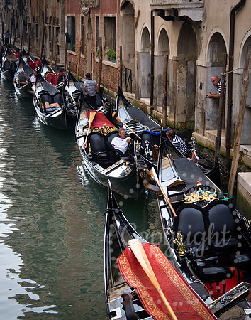 Gondolas and Canals in Venice