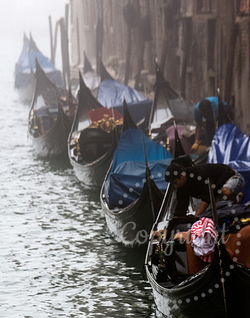 Gondolas and Canals of vVenice
